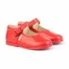 Childrens Girl Leather School Mary Jane Shoes Buckle 500 Red, By AngelitoS