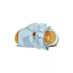 Childrens Synthetic Patent Menorcan Sandals Satin Bow 268 Sky Blue, By Pisable -Sandals Sales Store childrens synthetic patent menorcan sandals satin bow 268 sky blue by pisable 3