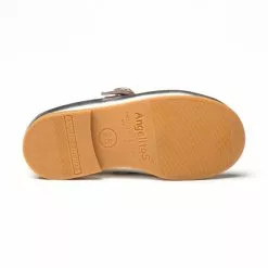 Girls Metallic Leather Mary Jane Shoes Buckle 1100 Silver, By AngelitoS -Sandals Sales Store girls metallic leather mary jane shoes buckle 1100 silver by angelitos 3