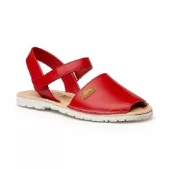 Girls Nappa Leather Menorcan Sandals Padded Insole Velcro 220 Red, By AngelitoS 7 Girls Nappa Leather Menorcan Sandals Padded Insole Velcro 220 Red, By AngelitoS -Sandals Sales Store girls nappa leather menorcan sandals padded insole velcro 220 red by angelitos 2