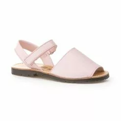 Girls Nappa Leather Menorcan Sandals Velcro 202 Pink, By AngelitoS -Sandals Sales Store girls nappa leather menorcan sandals velcro 202 pink by angelitos 2