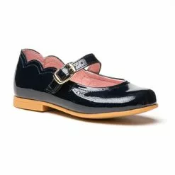 Girls Patent Leather Mary Jane Shoes Buckle 1100 Navy, By AngelitoS -Sandals Sales Store girls patent leather mary jane shoes buckle 1100 navy by angelitos 2