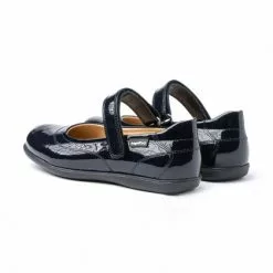 Girls Patent Leather Mary Jane Shoes Velcro 459 Navy, By AngelitoS -Sandals Sales Store girls patent leather mary jane shoes velcro 459 navy by angelitos 2