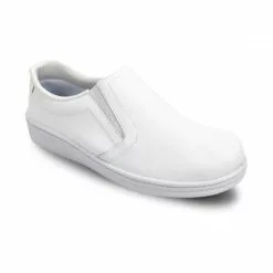 Man Leather Hospital Shoes Anatomical No Laces 291 White, By Percla -Sandals Sales Store man leather hospital shoes anatomical no laces 291 white by percla 2