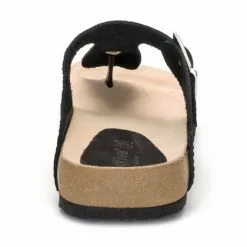 Woman Leather Bio Sandals Cork Sole 8014 Black, By Morxiva Shoes -Sandals Sales Store woman leather bio sandals cork sole 8014 black by morxiva shoes 3