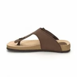 Woman Leather Bio Sandals Cork Sole 8014 Brown, By Morxiva Shoes -Sandals Sales Store woman leather bio sandals cork sole 8014 brown by morxiva shoes 2