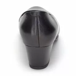 Woman Leather Comfort Pumps Low Heeled 1050 Black, By Desireé -Sandals Sales Store woman leather comfort pumps low heeled 1050 black by desiree 4