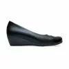 Woman Leather Wedged Ballerinas Removable Insole 70 Black, By TuPié
