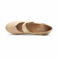 Woman Leather Wedged Mary Janes Removable Insole 71TP Beige, By TuPie -Sandals Sales Store woman leather wedged mary janes removable insole 71tp beige by tupie 2