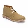 Woman Suede Safari Booties 360-S Beige, By C. Ortuño