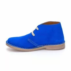 Woman Suede Safari Booties 360-S Blue, By C. Ortuño -Sandals Sales Store woman suede safari booties 360 s blue by c ortuno 2