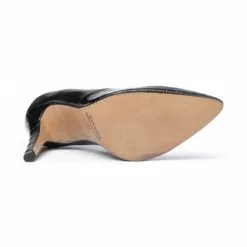 Womens Leather High Heeled Pumps Croco Engraving 1490 Burgundy, By Eva Mañas -Sandals Sales Store womens leather high heeled pumps croco engraving 1490 black by eva manas 3