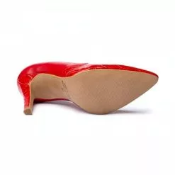 Womens Leather High Heeled Pumps Croco Engraving 1490 Red, By Eva Mañas 8 Womens Leather High Heeled Pumps Croco Engraving 1490 Red, By Eva Mañas -Sandals Sales Store womens leather high heeled pumps croco engraving 1490 red by eva manas 3