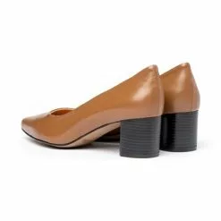 Womens Leather Low Heeled Comfort Pumps 1493 Mink, By Eva Mañas -Sandals Sales Store womens leather low heeled comfort pumps 1493 mink by eva manas 2