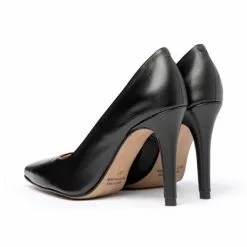 Womens Nappa Leather High Heeled Pumps 1494 Black, By Eva Mañas -Sandals Sales Store womens nappa leather high heeled pumps 1494 black by eva manas 2