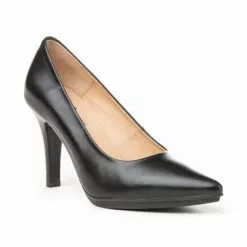 Womens Nappa Leather High Heeled Pumps 1500 Black, By Eva Mañas -Sandals Sales Store womens nappa leather high heeled pumps 1500 black by eva manas 2