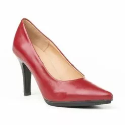 Womens Nappa Leather High Heeled Pumps 1500 Burgundy, By Eva Mañas -Sandals Sales Store womens nappa leather high heeled pumps 1500 burgundy by eva manas 2