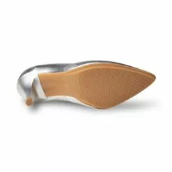 Womens Nappa Leather High Heeled Pumps 1500 Silver, By Eva Mañas -Sandals Sales Store womens nappa leather high heeled pumps 1500 silver by eva manas 3